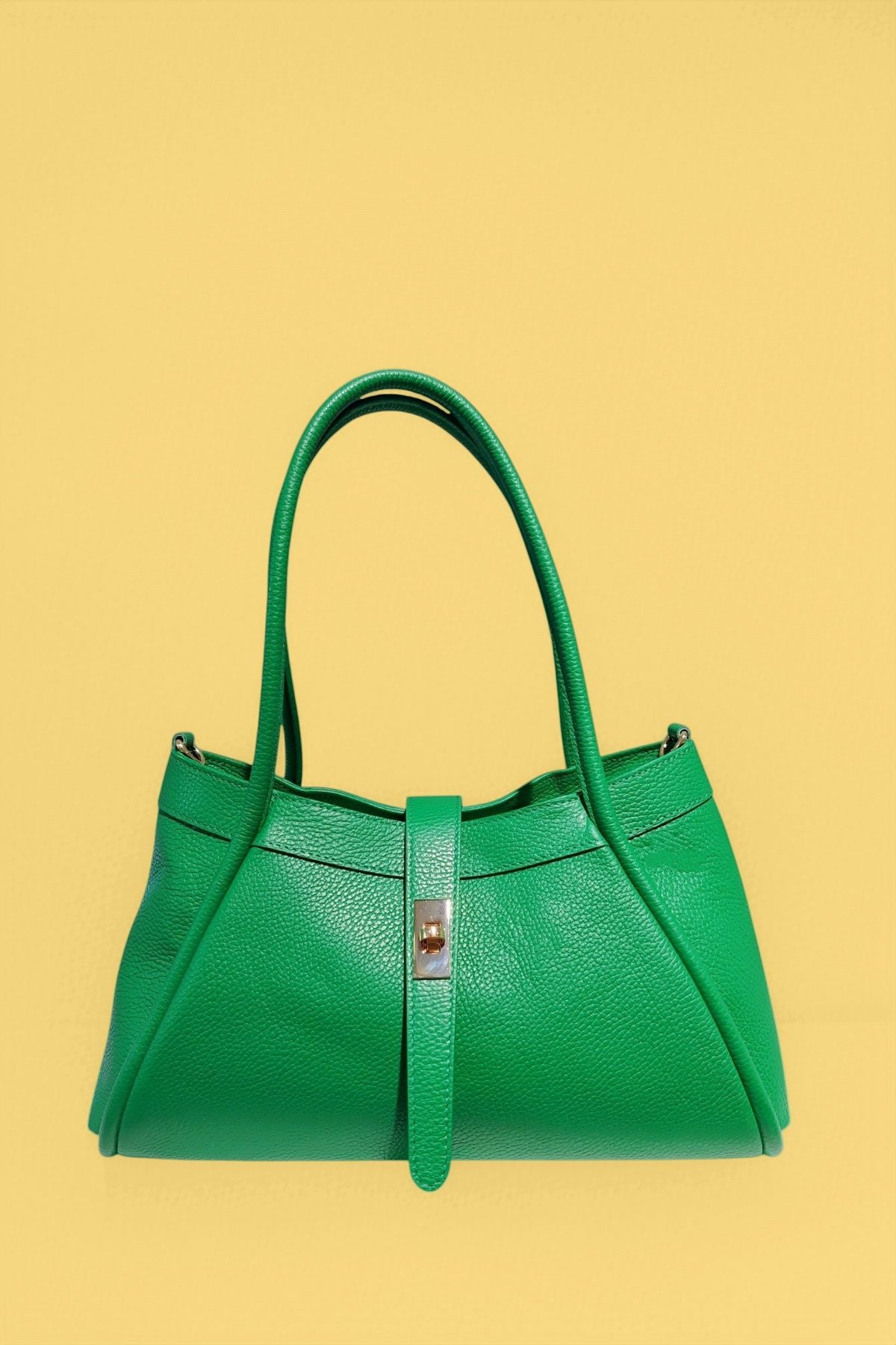 BM137 Green Top Handle Bag