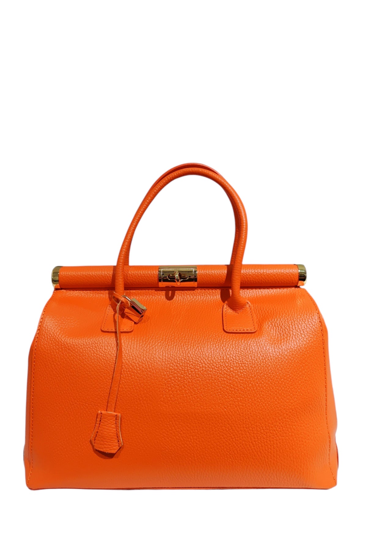 BM188 Orange Top Handle Bag