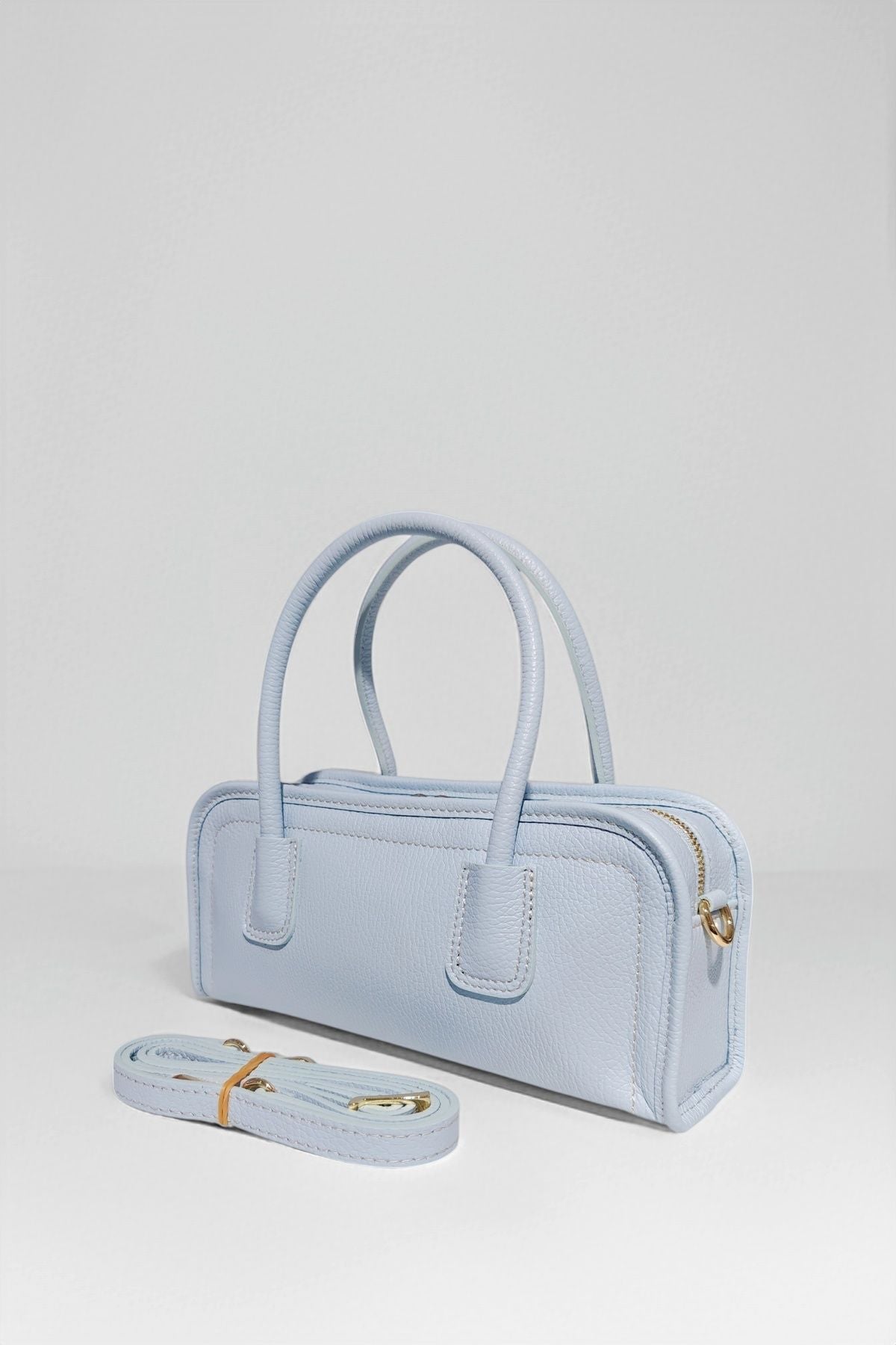 BM130 Sky Blue Top Handle Bag