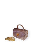 BM350 Bronze Leather Crossbody Bag