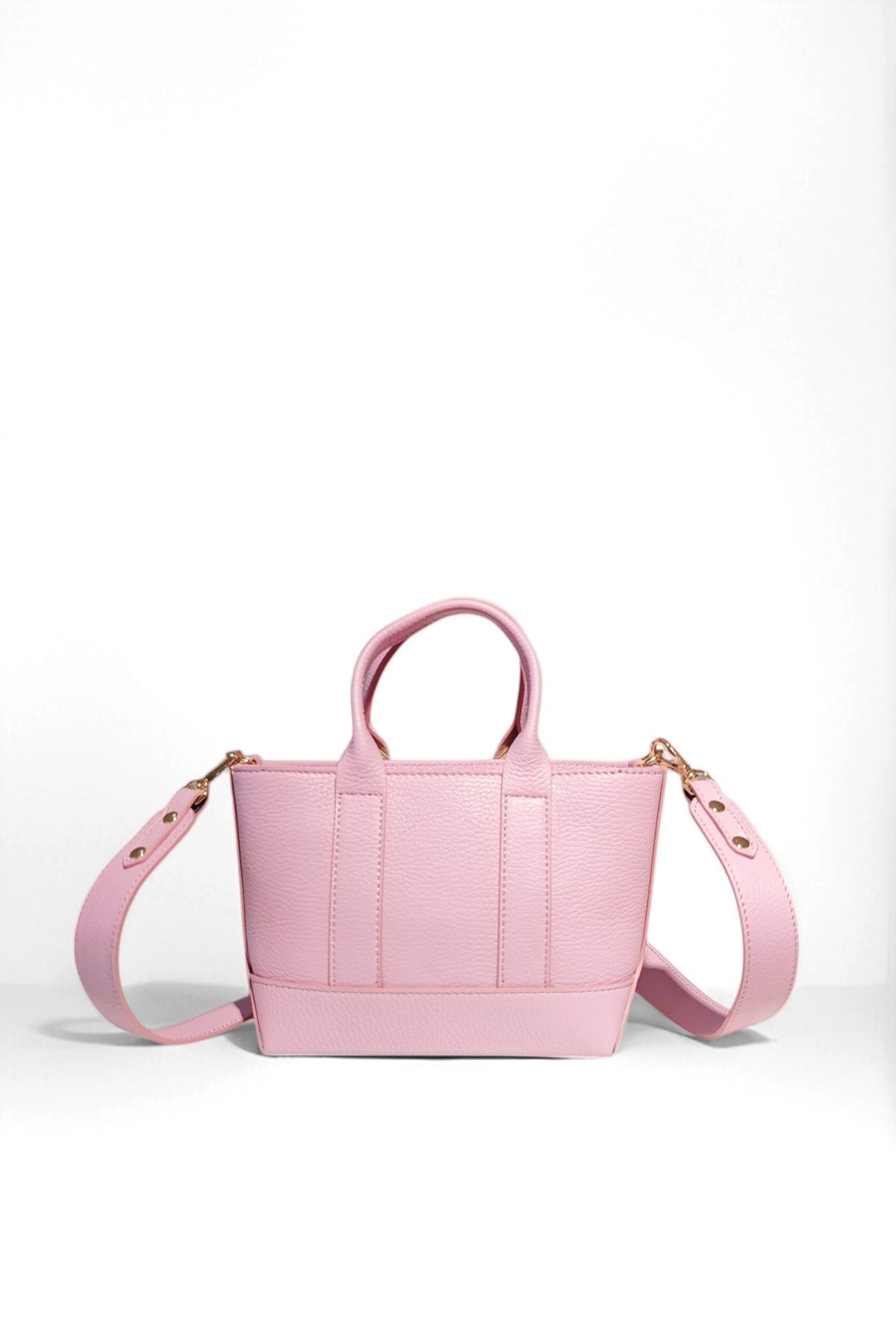 BM093 Pink Leather Tote Bag