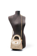 BM238 Gold Top Handle Bag