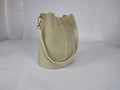 DM031 Cream Suede Bucket Bag