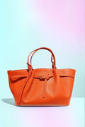 BM029 Dark Orange Top Handle Bag