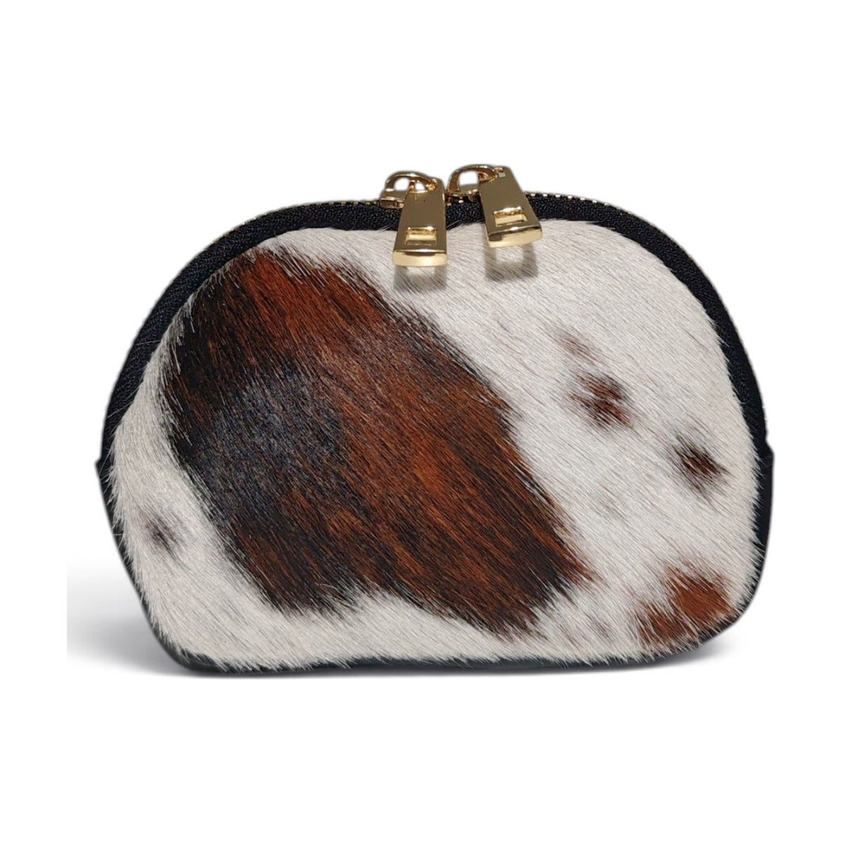 BM914 Cow Print Pony Hair Coin Pouch