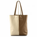 AG005 Cream Hazelnut Leather Tote Bag