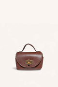 BM369 Mocha Leather Crossbody Bag