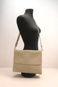 BM321 Beige Leather Crossbody Bag