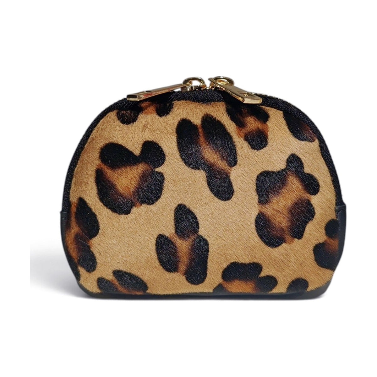BM917 Leopard Print Pony Hair Coin Pouch