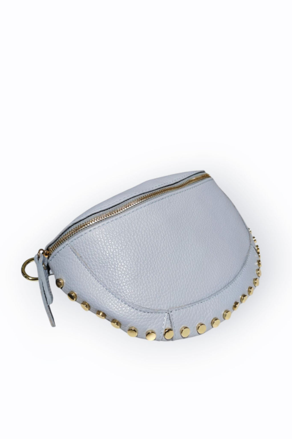 BM734 Sky Blue Leather Belt Bag