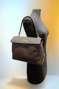BM466 Chocolate Top Handle Bag