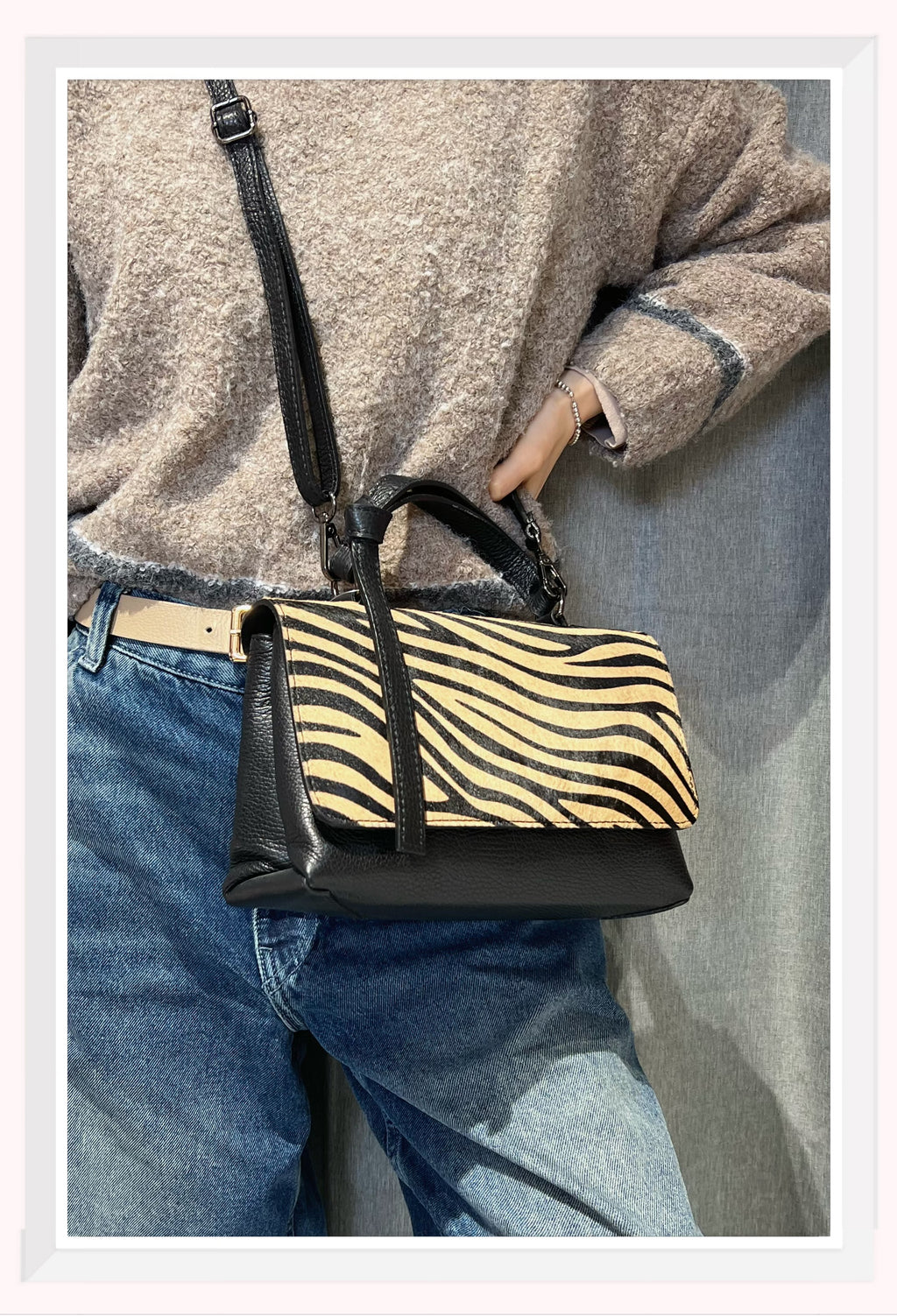Brown Zebra Print