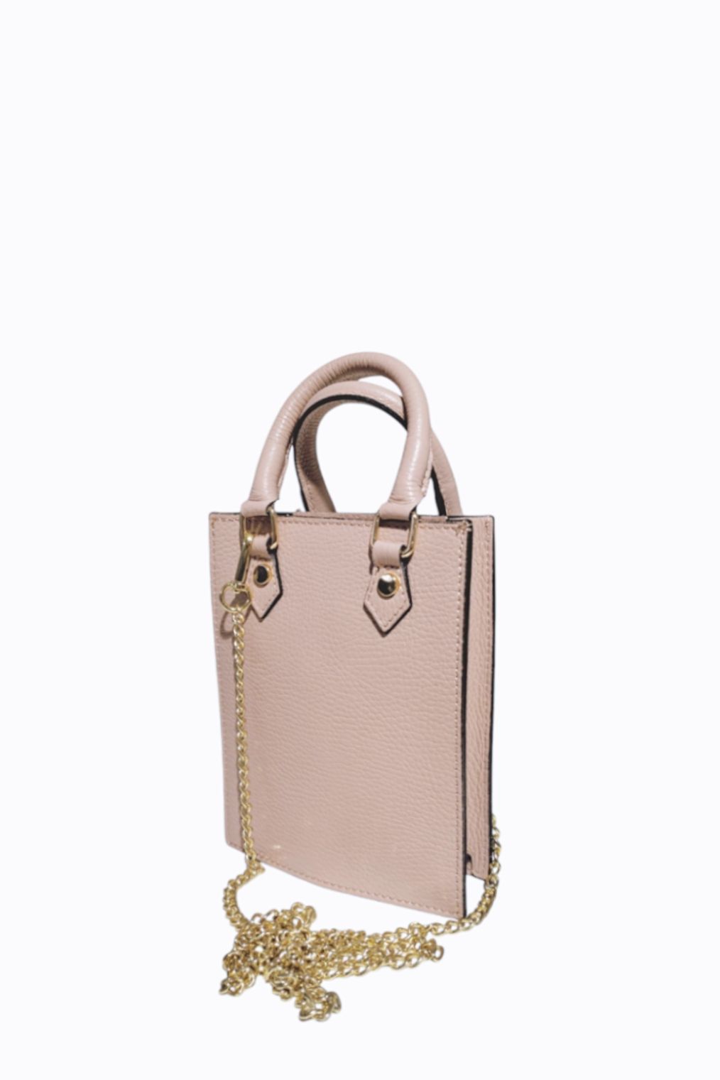 BM637 Nude Leather Tote Bag