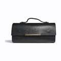 BM950 Black Leather Top Handle Bag