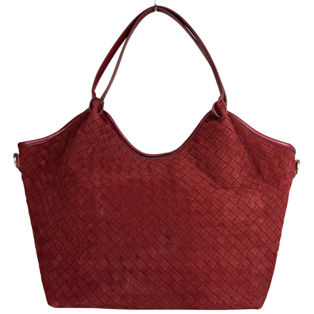 Mi301 Dark Red Shopper Bag