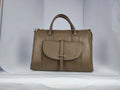 DM004 Taupe Leather Tote Bag