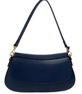 ITBANA Italian Stylish Navy Leather Satchel JIJOU CAPRI