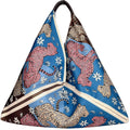 Mi163 Blue 2 Leopard-Print Tote