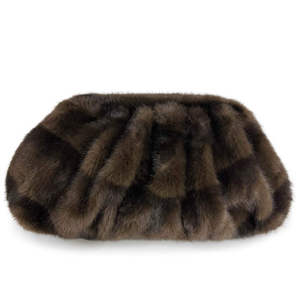 Mi287 Dark Brown Clutch Bag