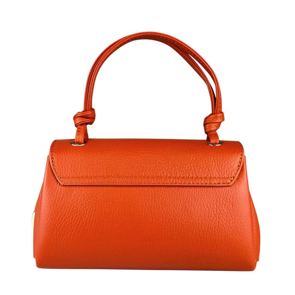 Mi216 Papaya Slim-Handle Flap Bag