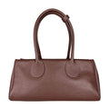 MI625 Mocha Leather Bauletto Shoulder Bag