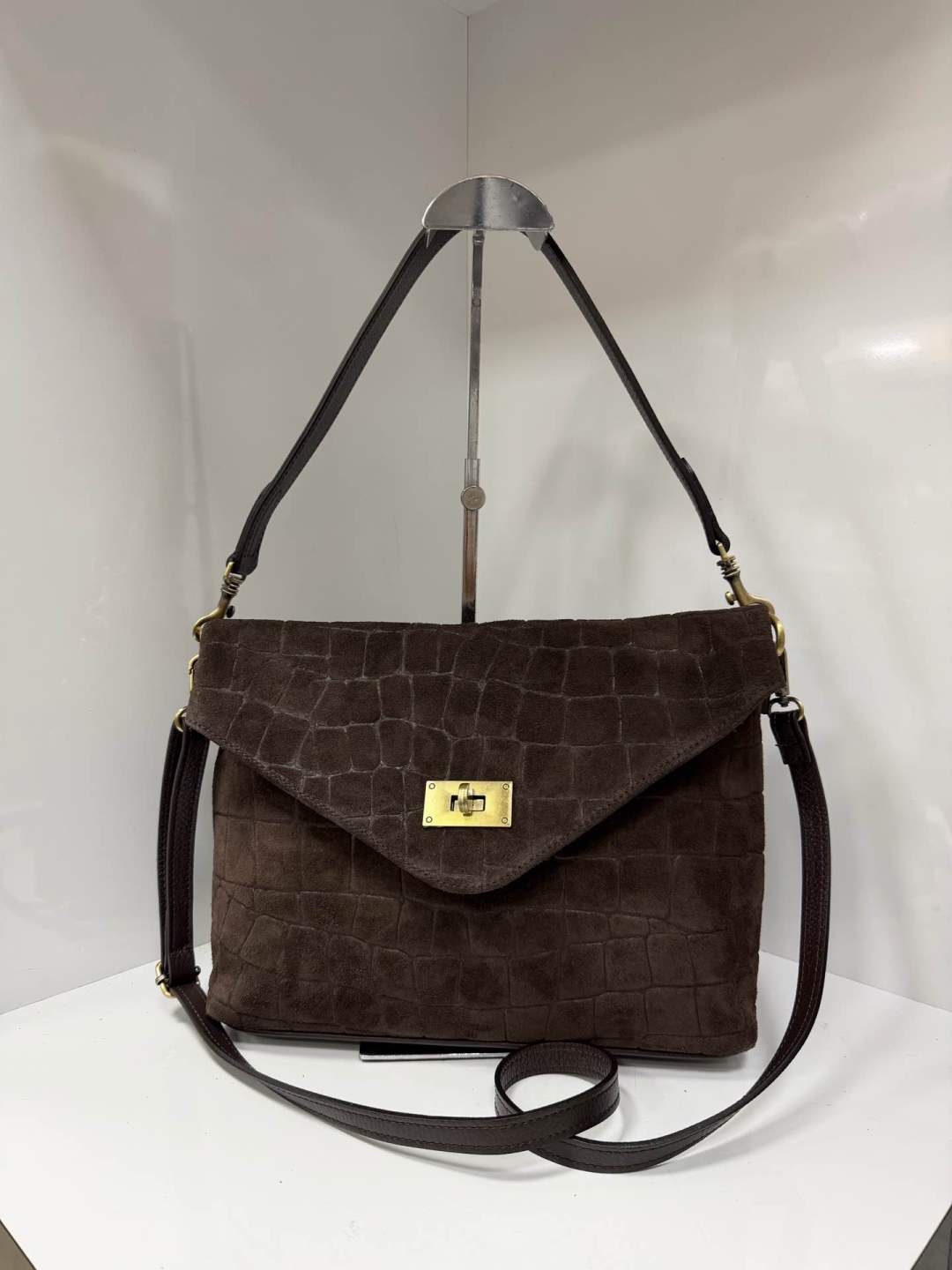 St059 Dark Brown Shoulder Bag