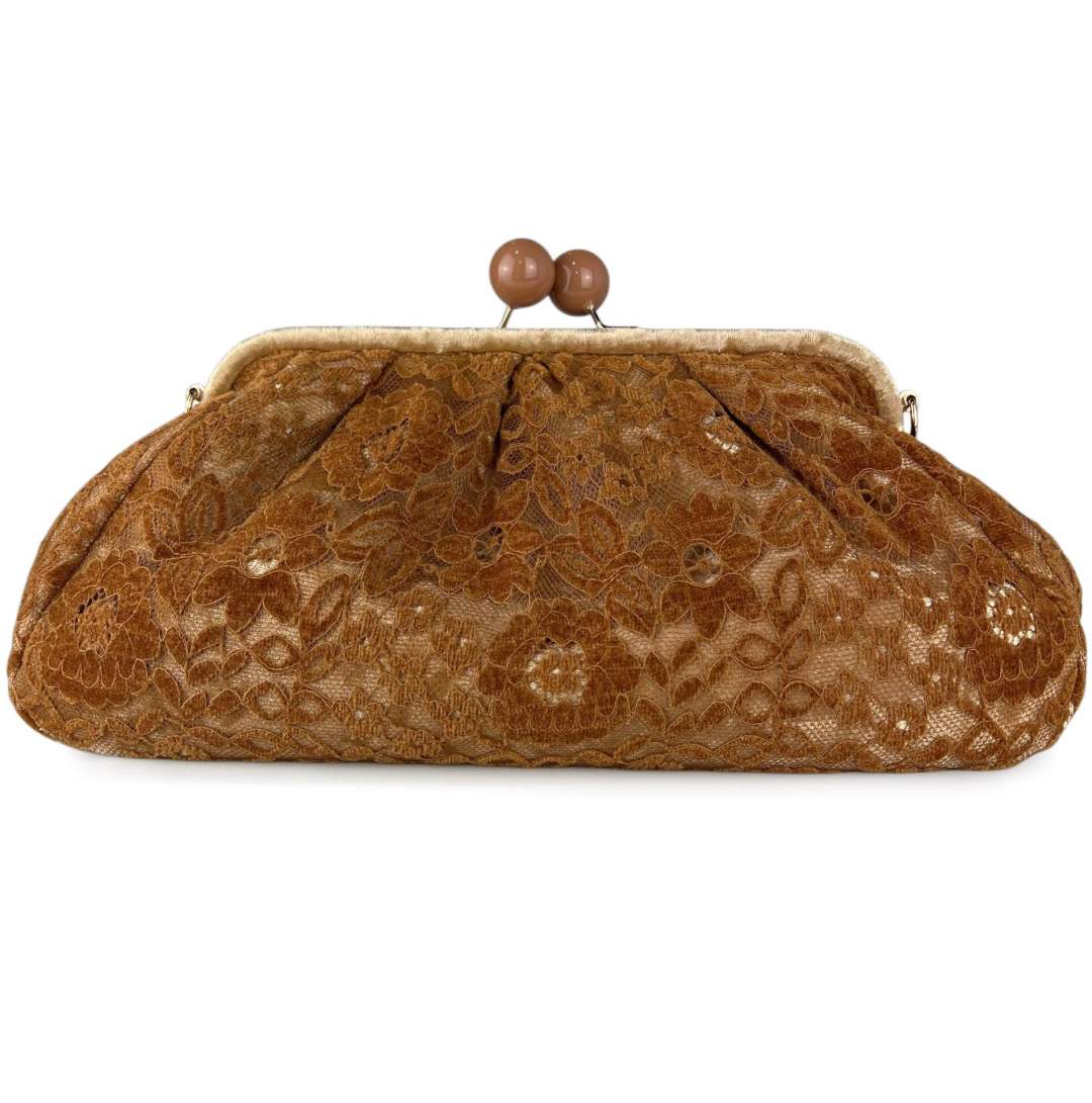 Mi286 Tan Clutch Bag