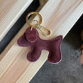 Mi385 Burgundy Suede Bag