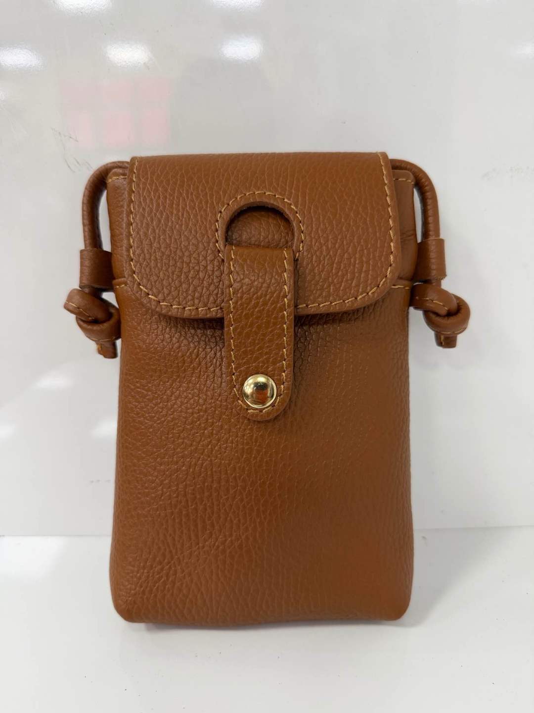 St021 Tan Phone Crossbody Pouch