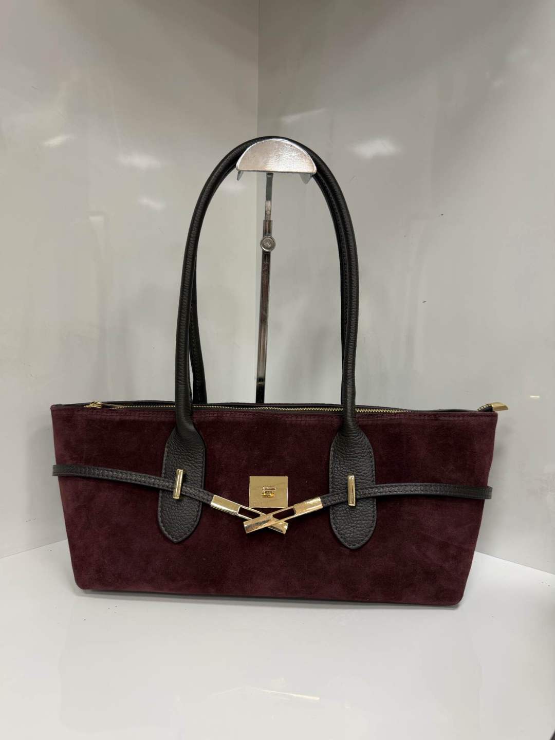 St078 Burgundy Shoulder Bag