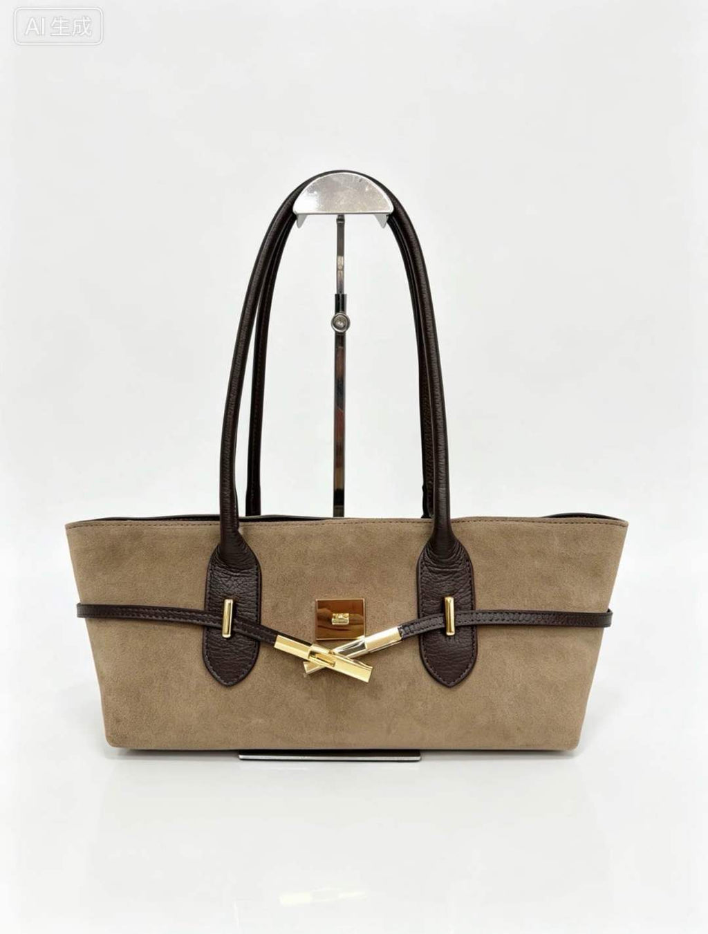 St073 Taupe Shoulder Bag