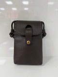 St024 Dark Brown Phone Crossbody Pouch