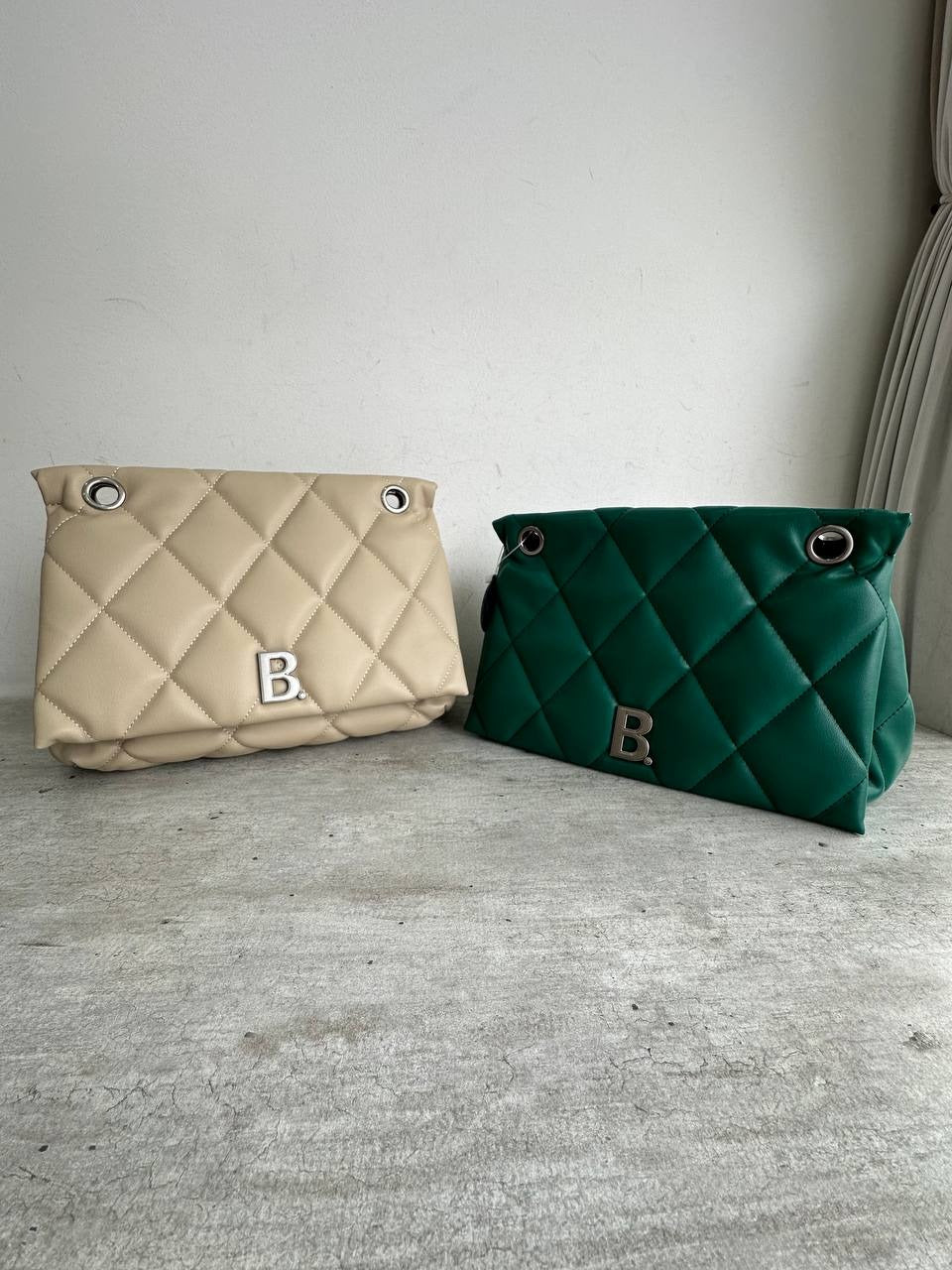 LIQLSB2 quilted shoulder bag tan
