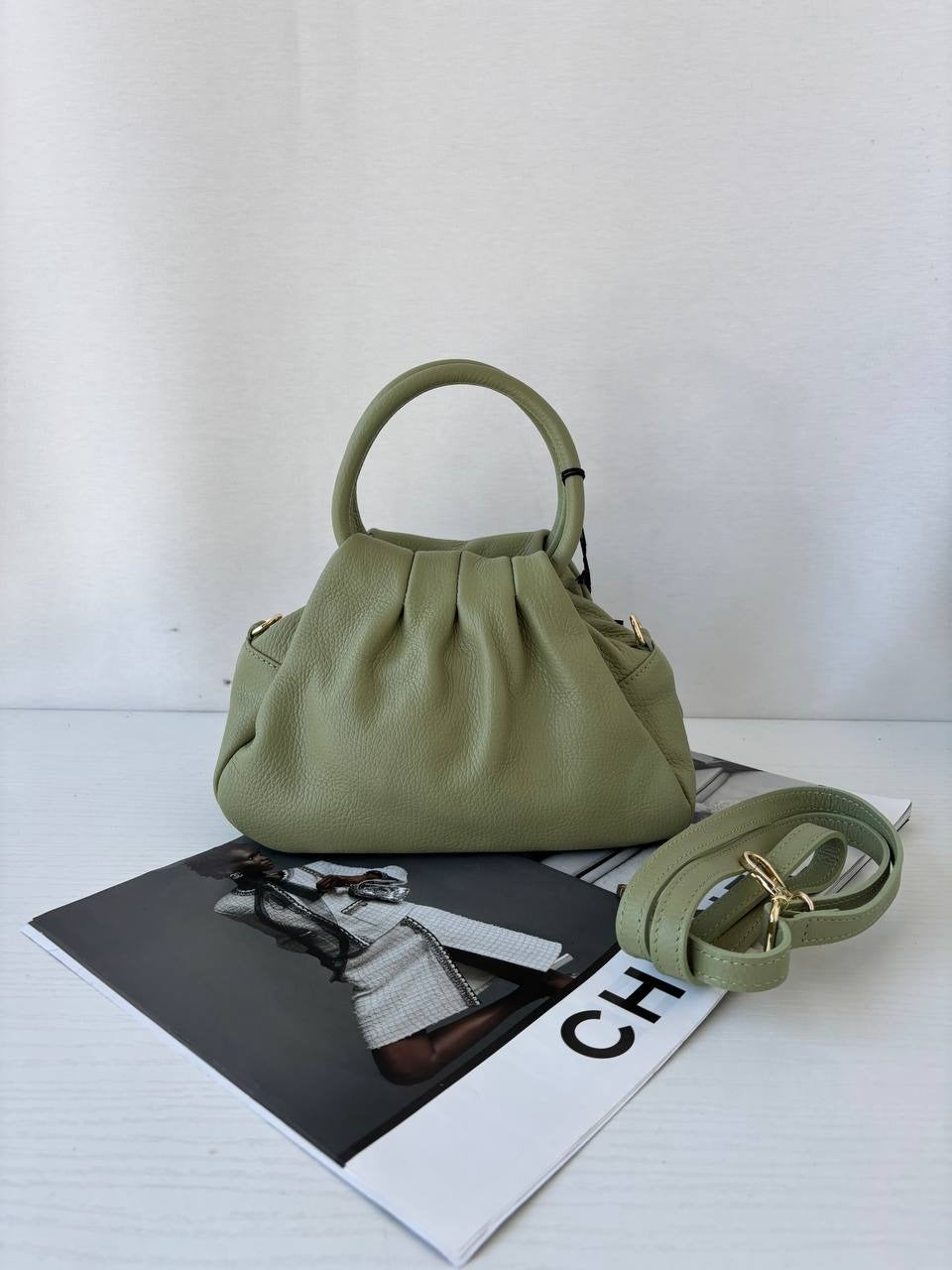 LISLSB Italian Soft Leather Shoulder Bag 4 Color Options