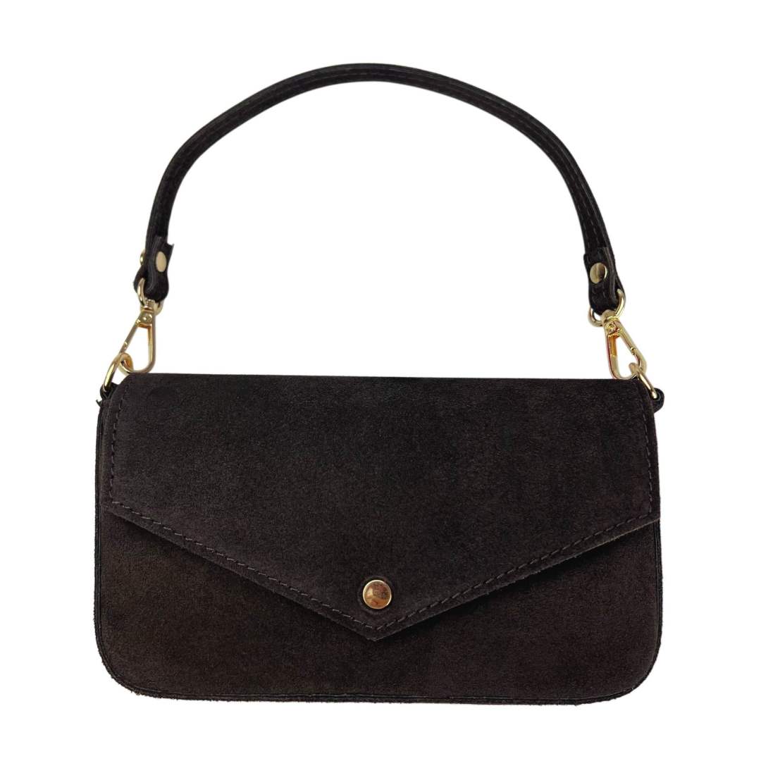 Mi313 Suede Pouch Bag