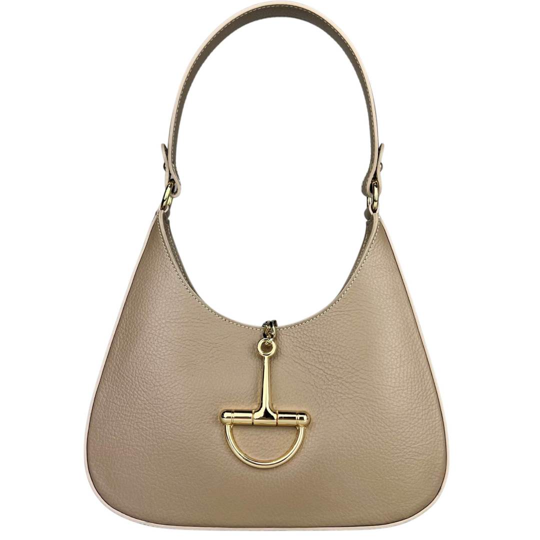 Mi119 Dark Taupe Structured Accent Bag