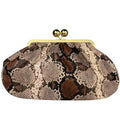 Mi269 Python Print Classic 2 Clip Clutch