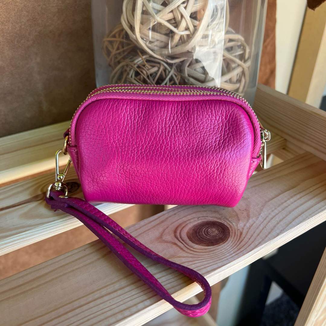 Mi103 Fuchsia 3-Compartment Mini Bag