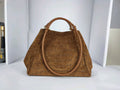 DM015 Tan Suede Tote Bag
