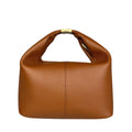 Mi188 Tan Snap-Accent Bag