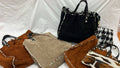 OF400 Italian Reversible Suede & Wool Tote Bag JIJOU CAPRI