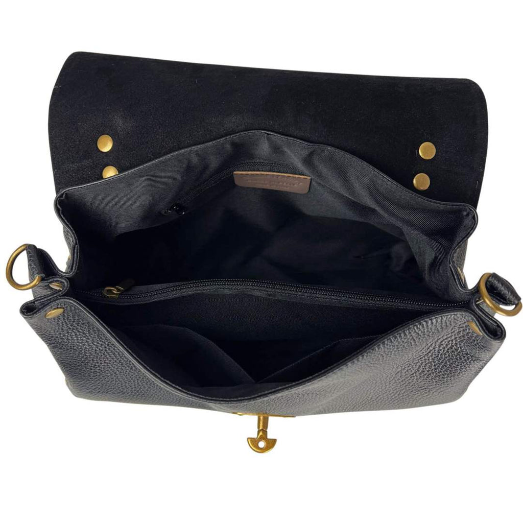 MI475 Cow Print Pony Hair Flap Bag
