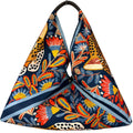 MI480 Blue Leopard Print Triangle Bag