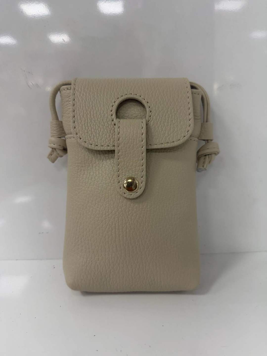 St028 Beige Phone Crossbody Pouch