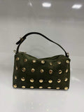 St085 Green Top Handle Bag