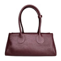MI623 Burgundy Leather Bauletto Shoulder Bag