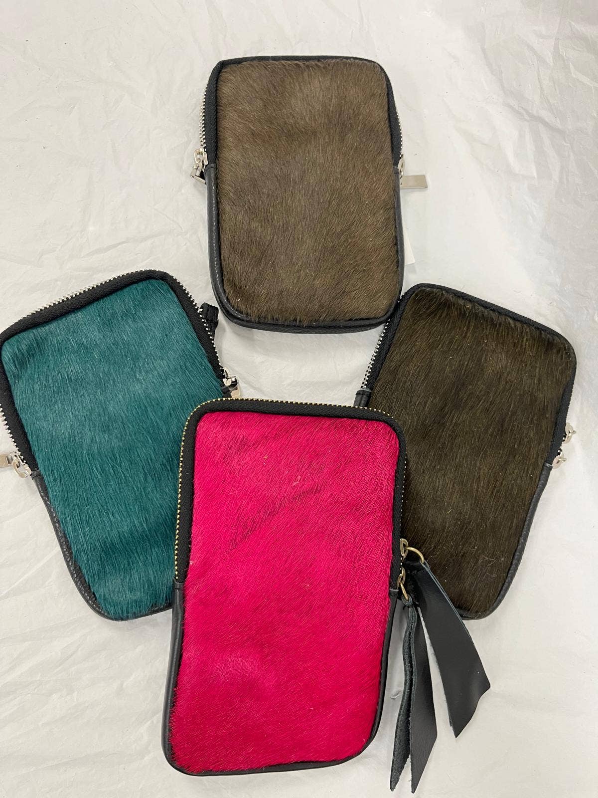 OF237 Italian Leather Cow Hair Cellphone Case JIJOU CAPRI