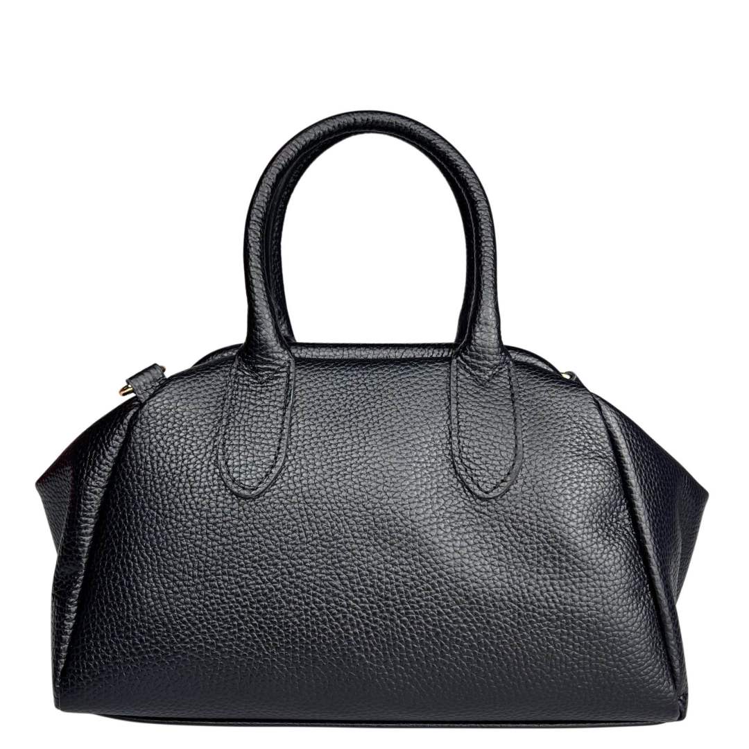 Mi230 Black Snap-Closure Bag