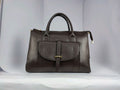DM005 Dark Brown Leather Tote Bag
