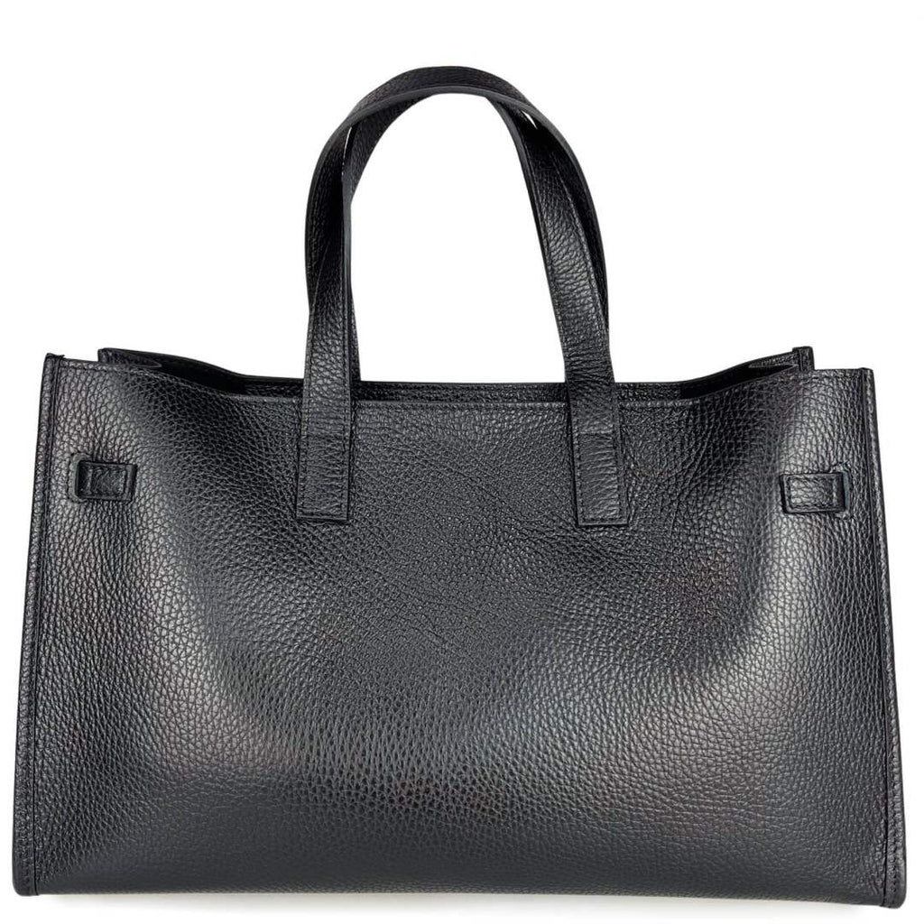 Mi088 Black Front-Accent Tote